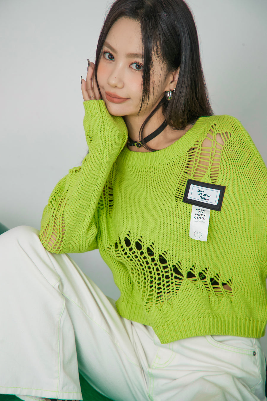 CHUU Get To Know The Real You Knit Sweater