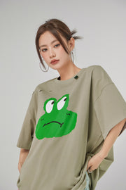 Frog With Moods Damage T-Shirt