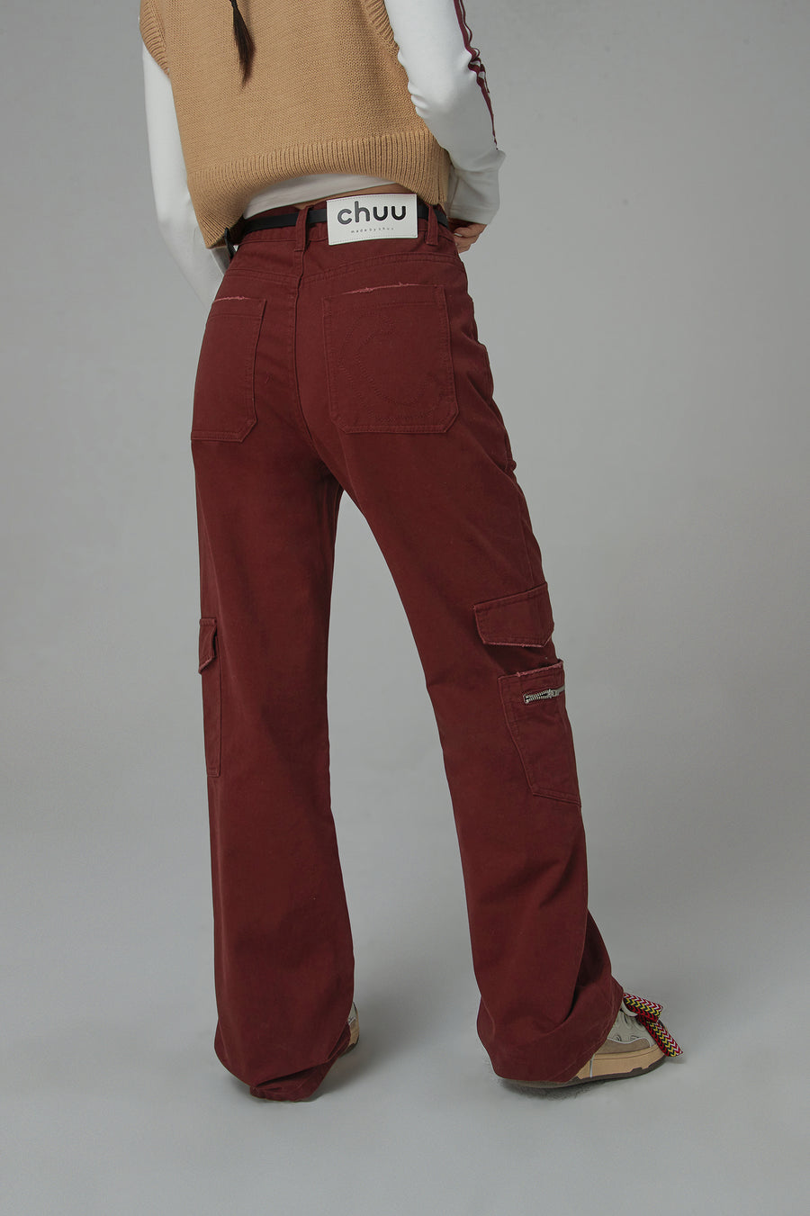 CHUU A Moment Cargo Cotton Pants