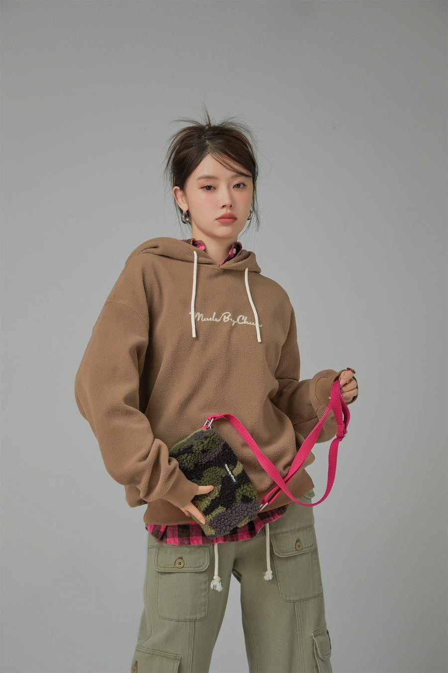 CHUU Candy Coated Fleece Hoodie