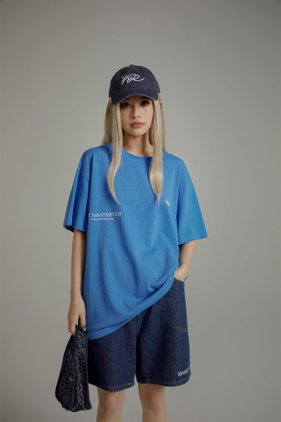 CHUU Club Stretch Box Short Sleeve T-Shirt