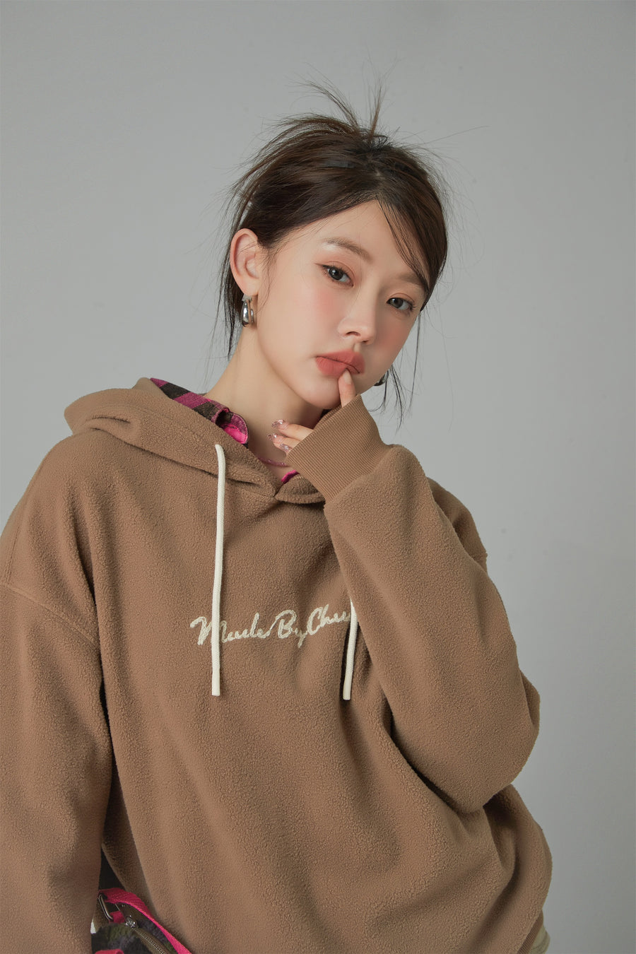 CHUU Candy Coated Fleece Hoodie