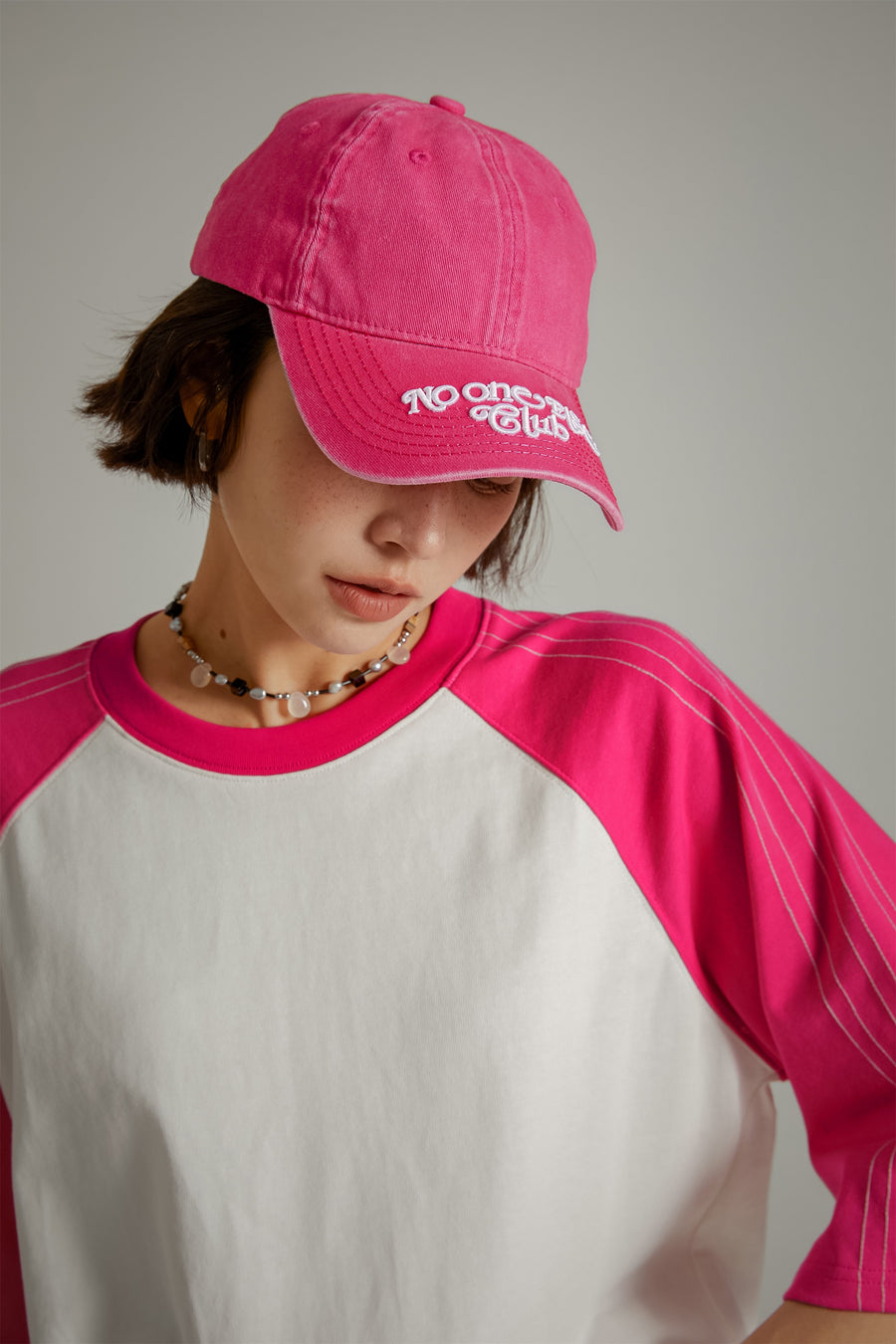 CHUU Color Embroidered Ball Cap