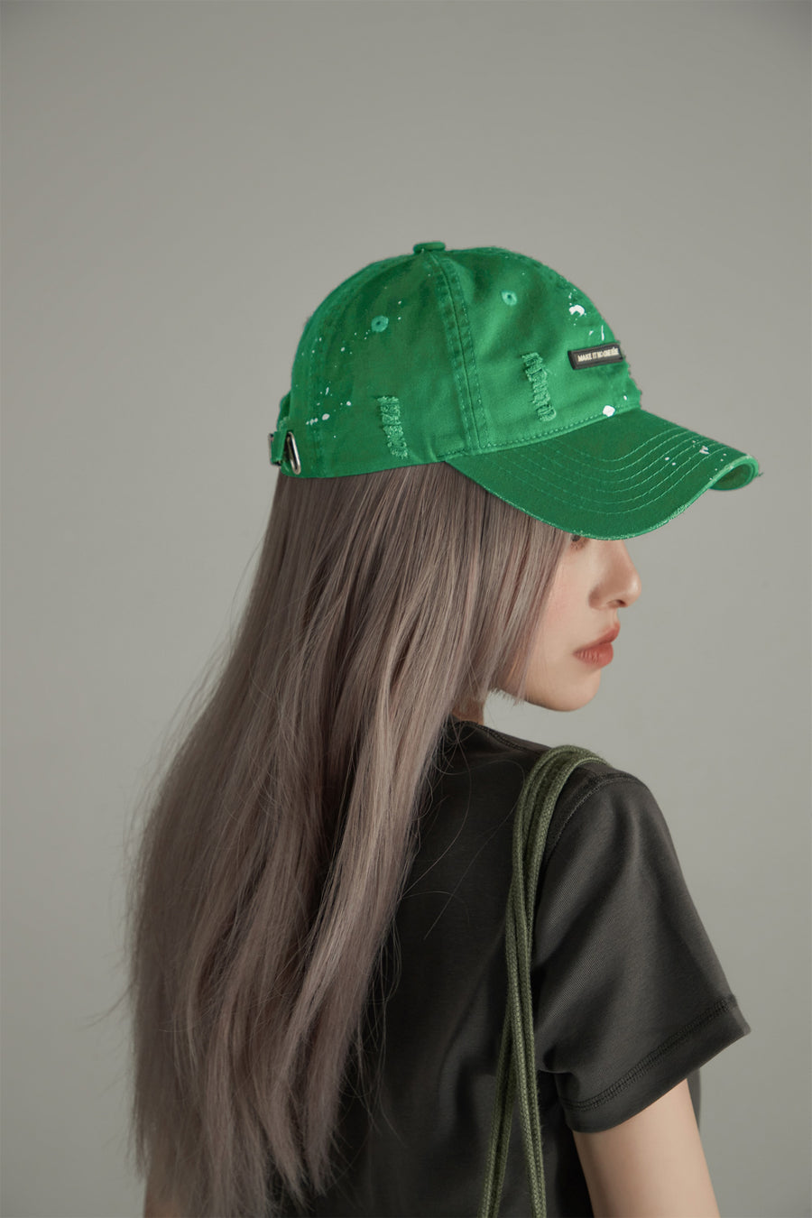 CHUU Distressed Ball Cap