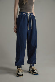 Waistband Wide Jogger Pants