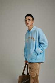 Gradient Color Front Pocket Hoodie