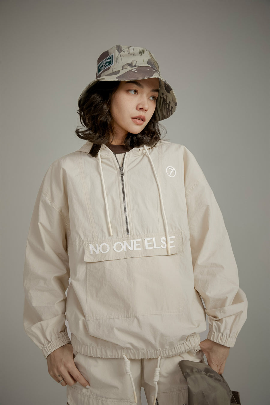 CHUU Loose Fit Hooded Anorak Jacket