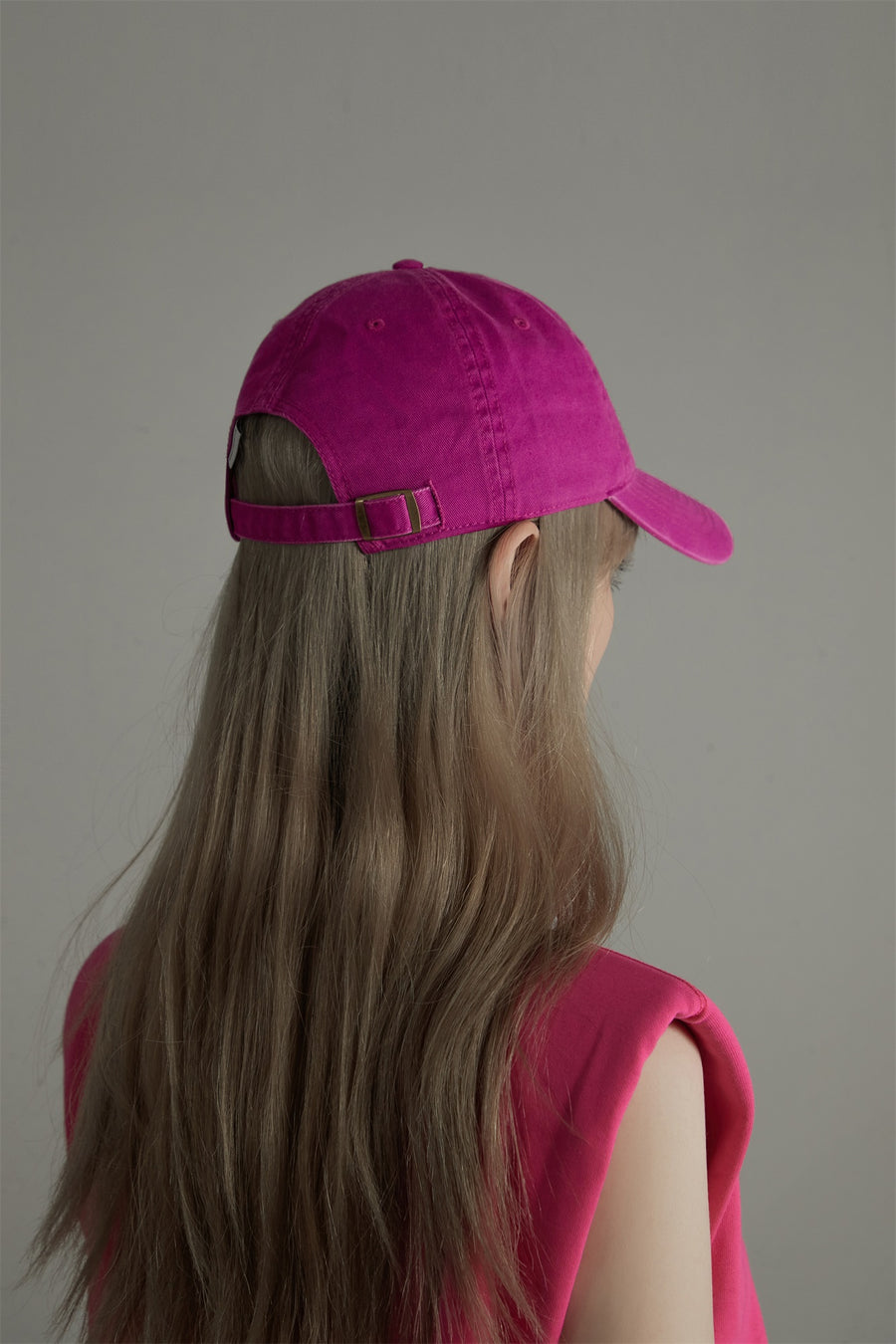 CHUU Simple Vintage Color Ball Cap Hat