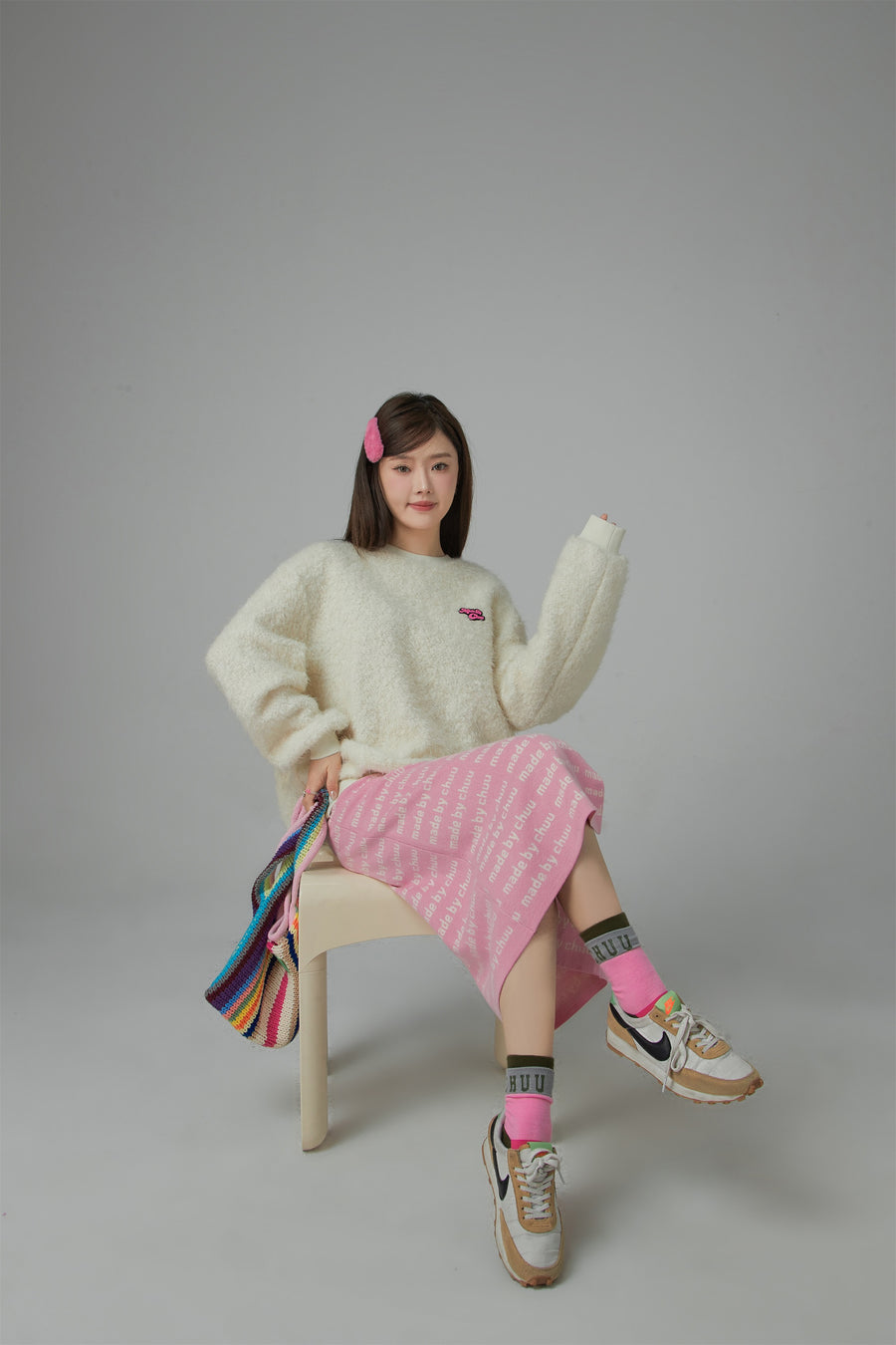 CHUU Made By Chuu Maxi Knit Skirt