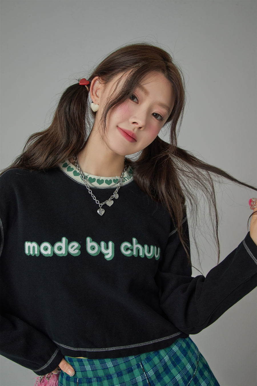 CHUU Fall Into My Arms Long Sleeve T-Shirt