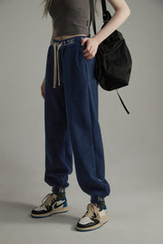 Waistband Wide Jogger Pants