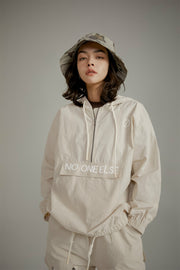 Loose Fit Hooded Anorak Jacket