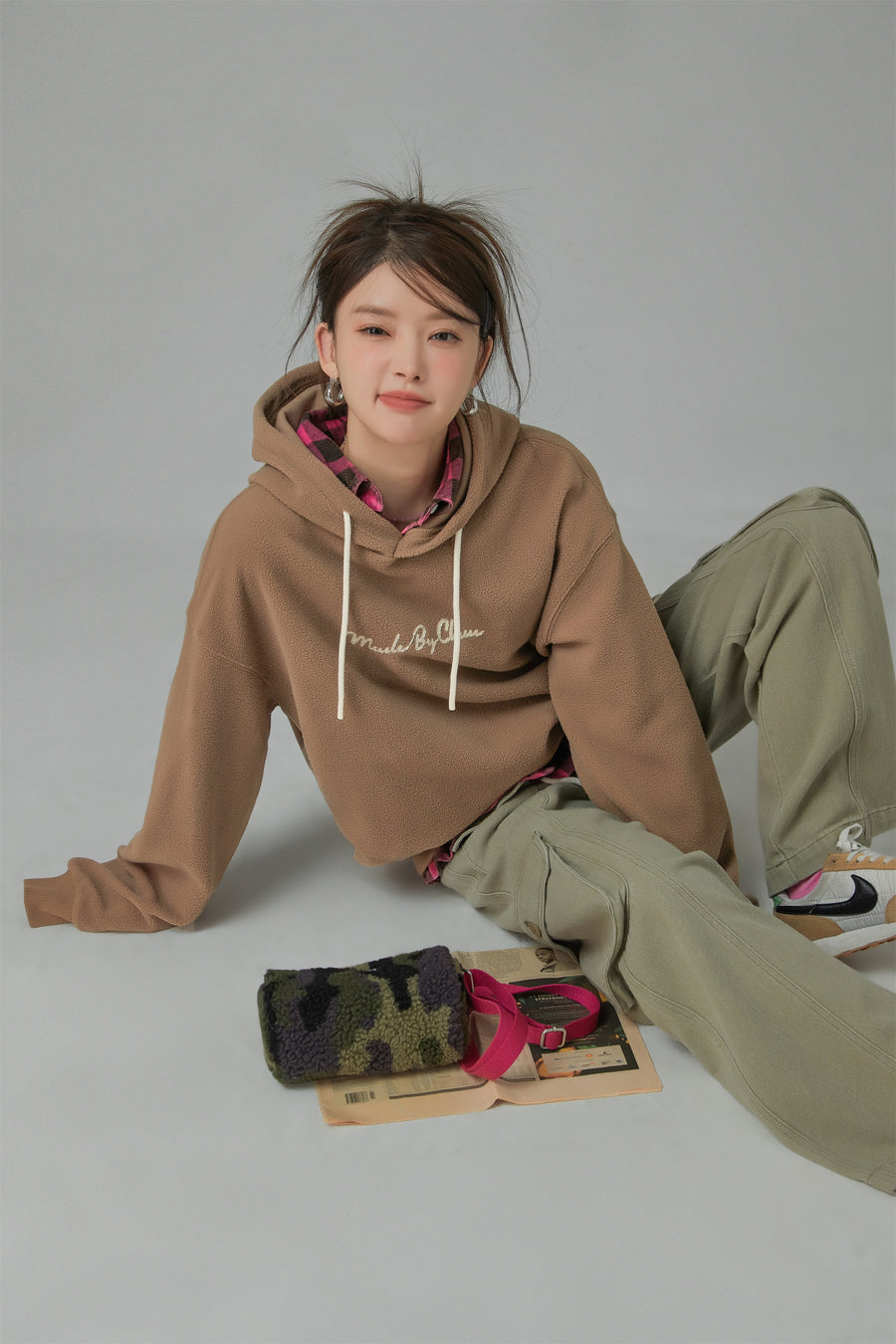 CHUU Candy Coated Fleece Hoodie