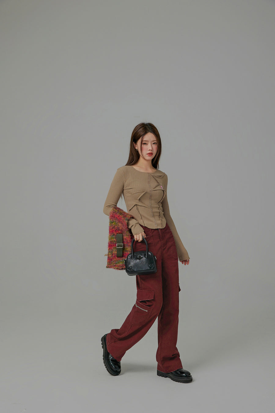 CHUU A Moment Cargo Cotton Pants