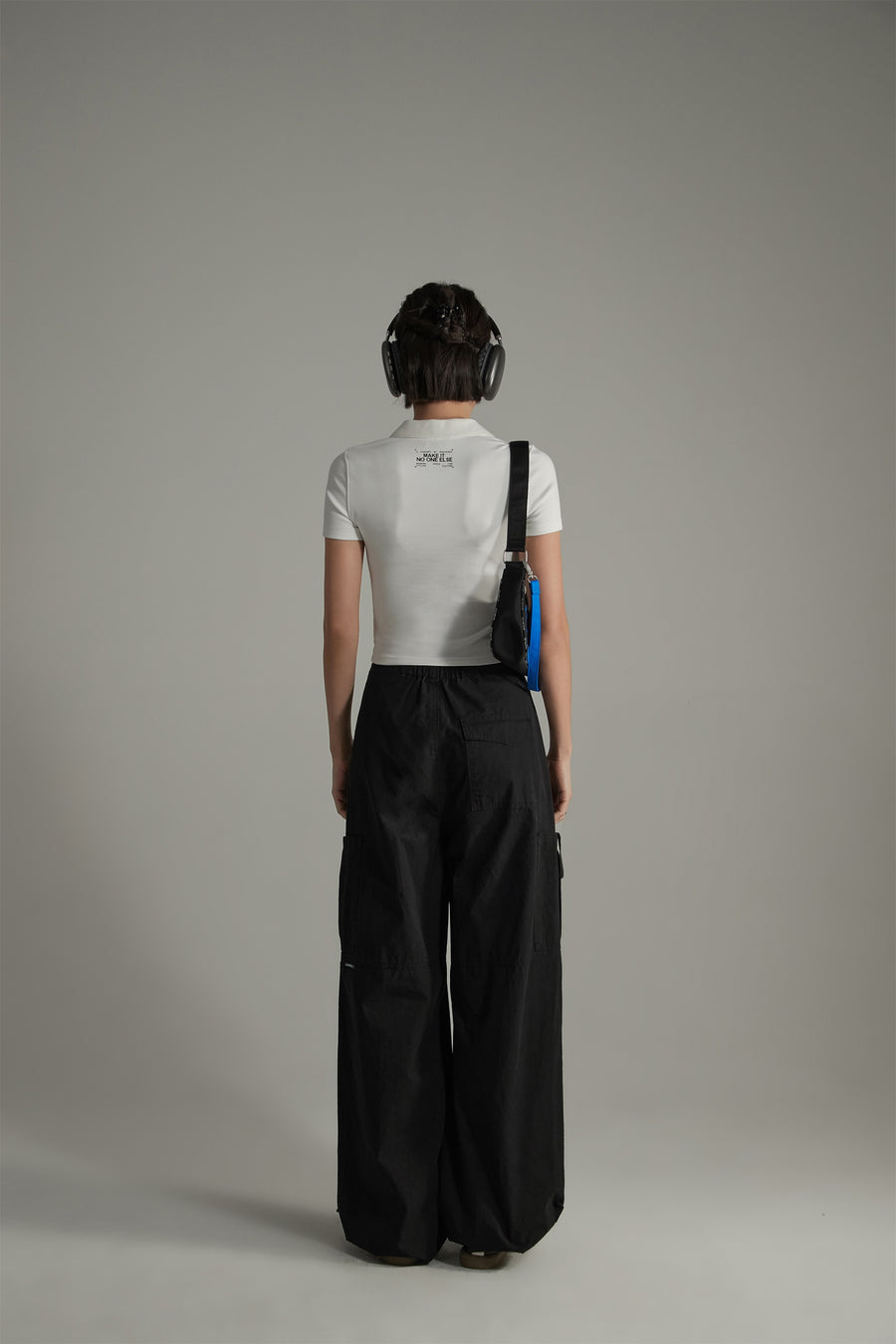 CHUU String Wide Cargo Pants