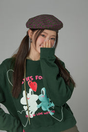 Tennis Frog Loose Fit Sweatshirt