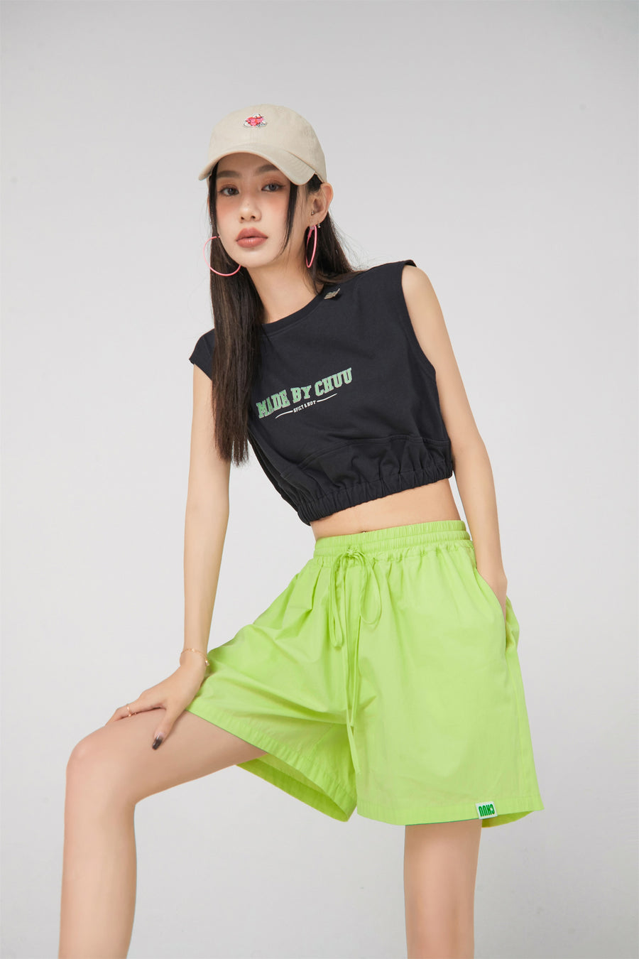 CHUU You Truly Get Me Sports Shorts