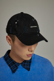 Distressed Ball Cap