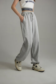 High Waist Loose Fit Jogger Pants