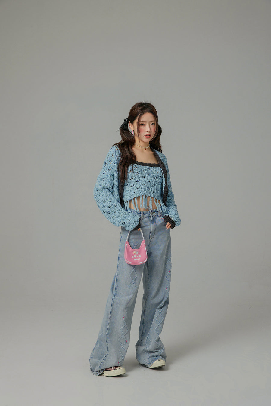 CHUU Positive Spark Knit Cardigan