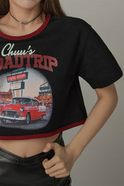 Road Trip Cropped T-Shirt