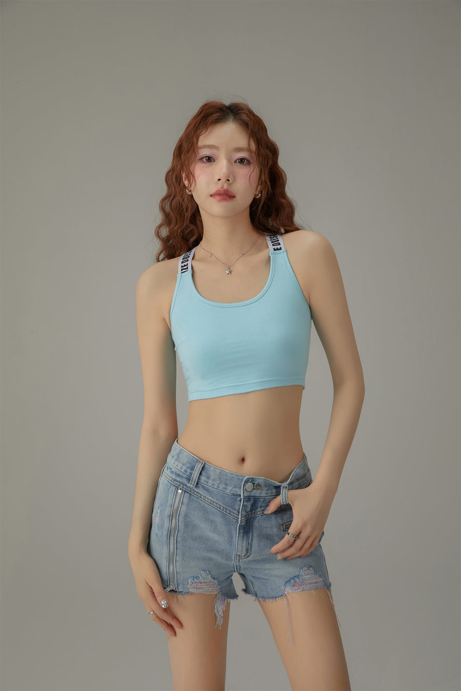 CHUU Backline Crisscross Bra Top