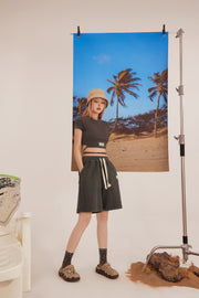 Simple Logo Bermuda Shorts