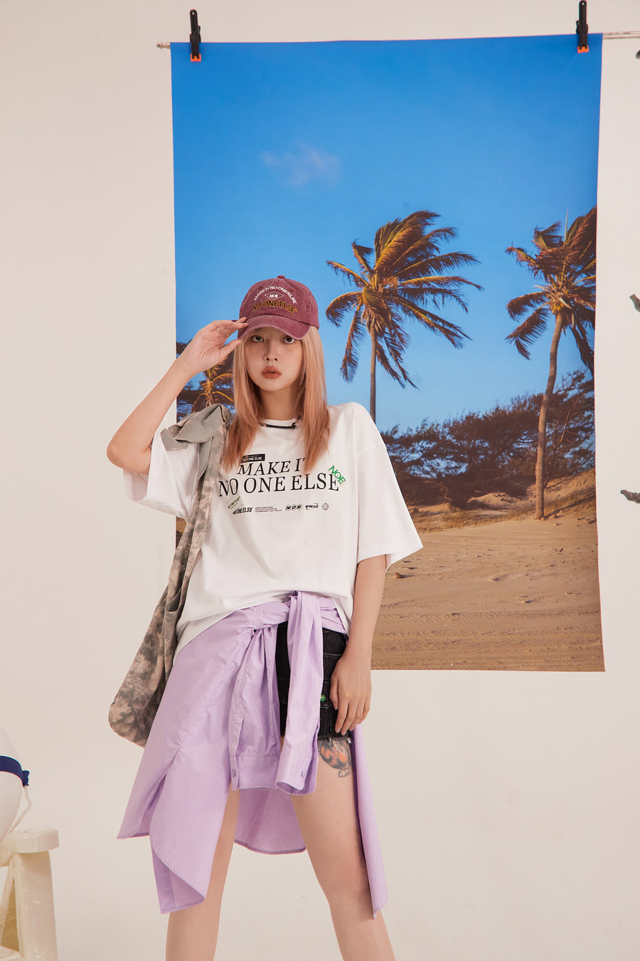 CHUU Logo Loose Fit T-Shirt