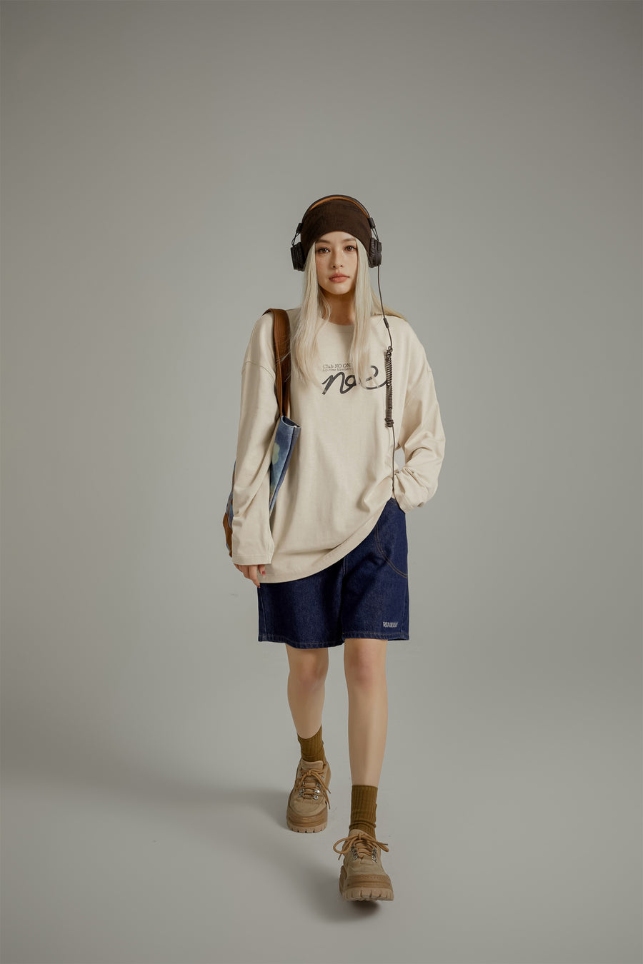 CHUU Club Noe Loose Fit Long Sleeve T-Shirt