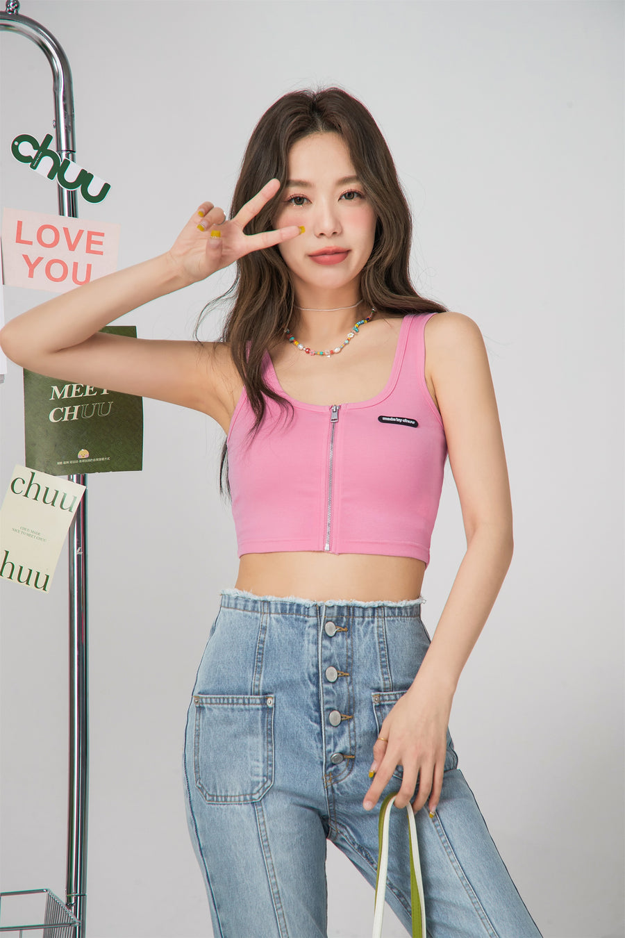 CHUU Unique Piece Sleeveless Top