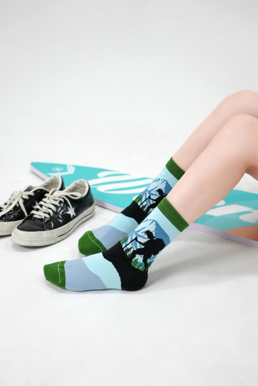 CHUU Globe Trotter Ankle Socks