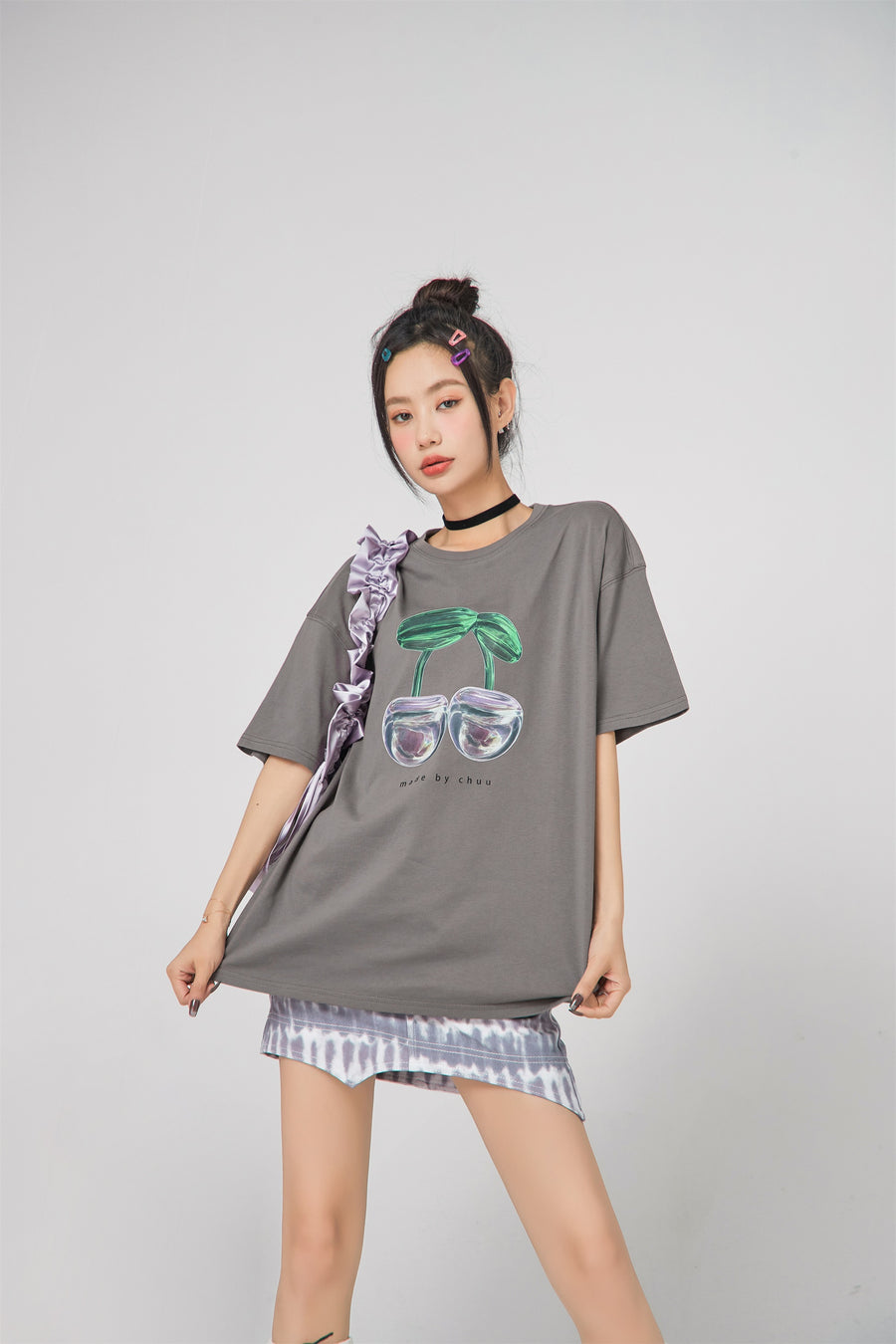 CHUU Cherry Logo Overfit T-Shirt