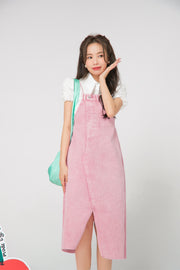 Temptation To Gossip Overalls Dress