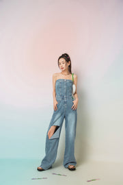 This Is My Reality Denim Jumpsuit