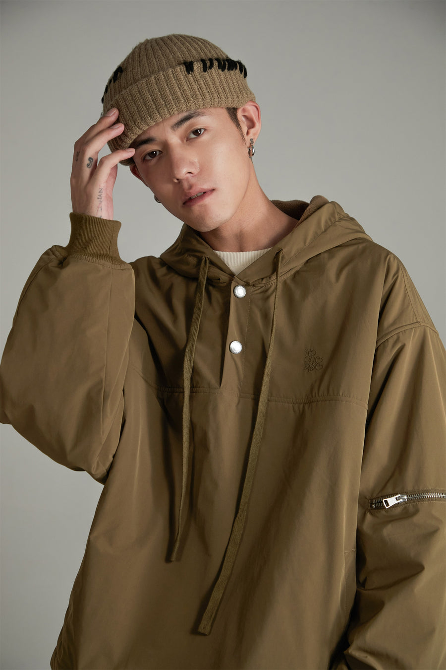 CHUU String Hooded Jacket