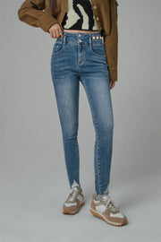 Heart Pocket Skinny Jeans