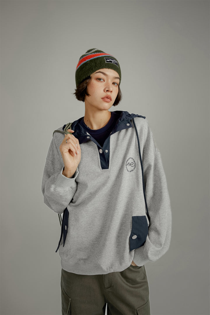 Noe Button Sweatshirt