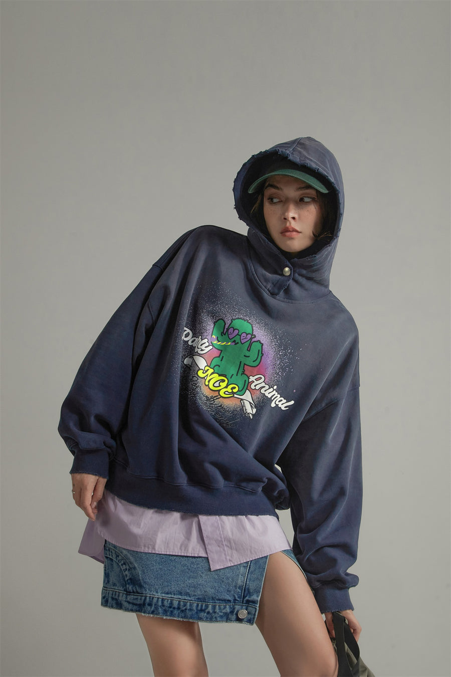 CHUU Neo Cotton Oversized Hoodie