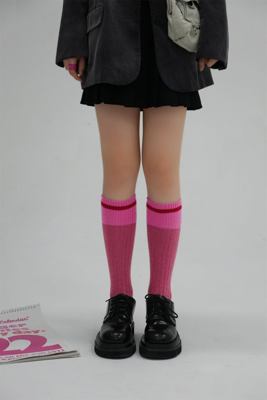 CHUU Color Matching Knit Socks