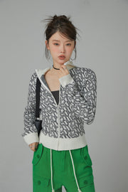 Running To You Zip-Up Knit Cardigan