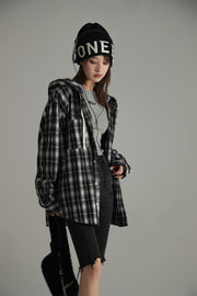 Classic Check Hoodie Shirt