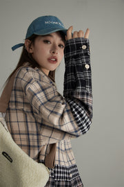 Flannel Check Oversized Shirt