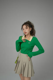 Go To Galleries Polo Knit Top