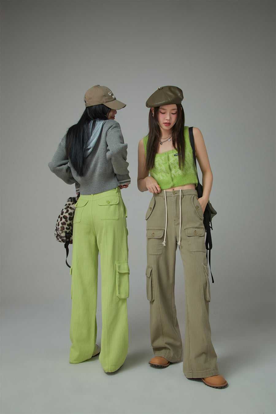 CHUU I Spy High-Waisted Cargo Pants