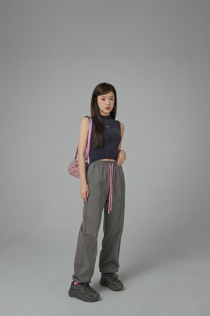 Hype Girl String Cotton Wide Pants