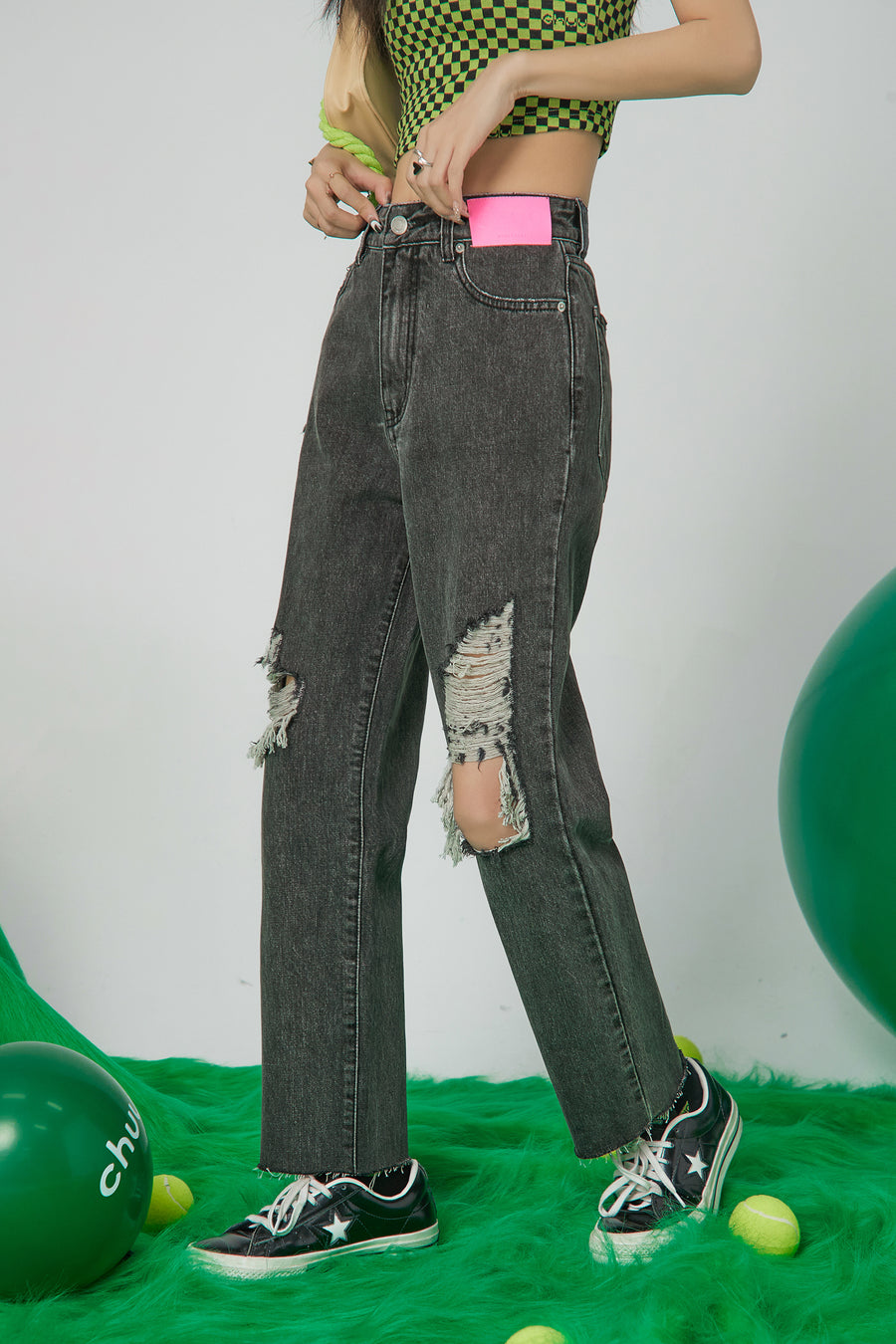 CHUU Designer Of My Future Denim Pants