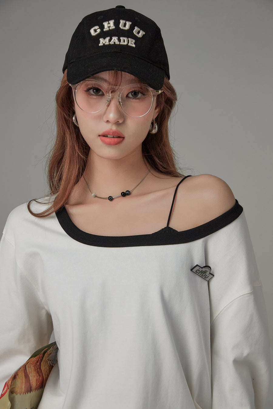 CHUU Chill Square Neck Loose Fit T-Shirt