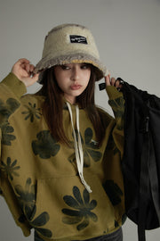 Flower Loose Fit Hoodie