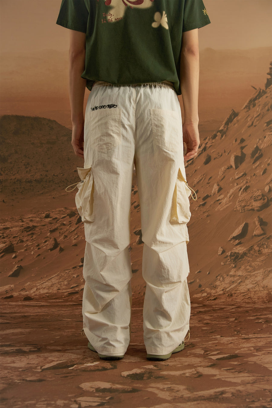 CHUU Cargo String Banding Pants