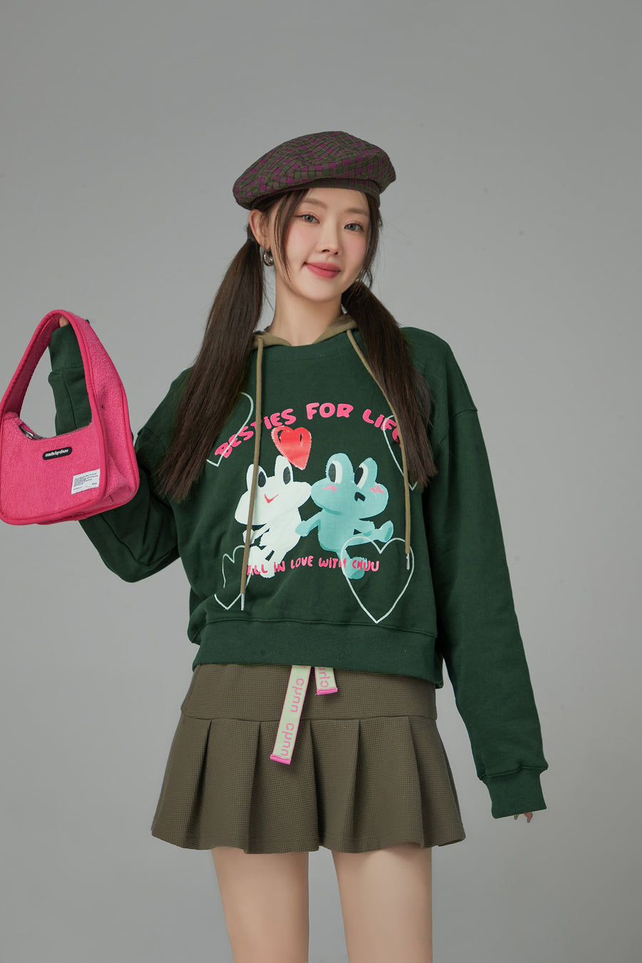 CHUU Tennis Frog Loose Fit Sweatshirt